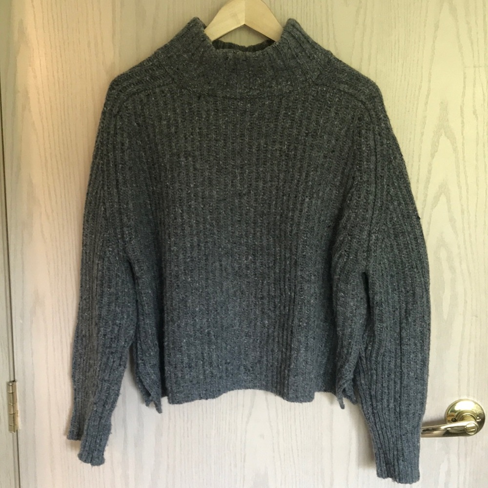 Boxy Turtleneck Sweater